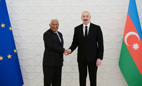 İlham Əliyev Antonio Koşta ilə mətbuata bəyanatlarla çıxış etdi - YENİLƏNİB