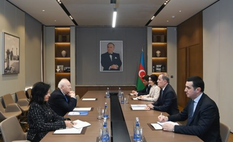 Ceyhun Bayramov Migel Angel Moratinos ilə görüşüb - FOTOLAR