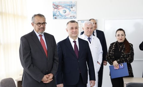 ÜST-nin Baş direktoru Respublika Uşaq və Yeniyetmələr üçün Vərəm və Tənəffüs Orqanlarının Xəstəlikləri Sanatoriyasında olub