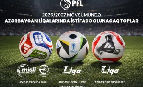 Azərbaycan liqalarında istifadə olunacaq toplar müəyyənləşdi