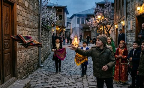 Lahıcın fərqli Novruz ənənəsi: Niyə papaq deyil, dəsmal atılırdı? - VİDEO