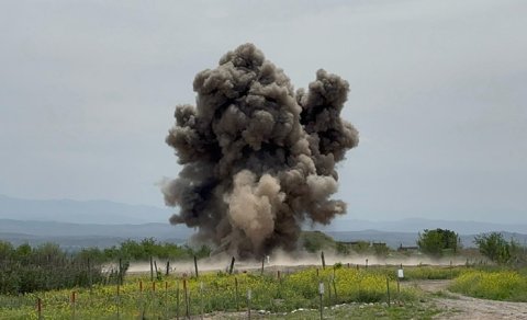 
Ağdamda mülki şəxs minaya düşdü