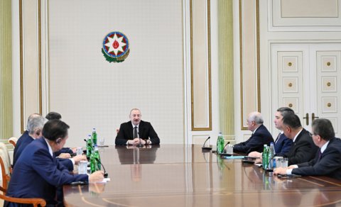 Prezident TDT dövlətlərinin hökumət başçılarını qəbul etdi - YENİLƏNİB