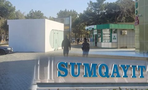 Sumqayıtda kuryoz hadisə: Bu obyekt kimindir? - VİDEO