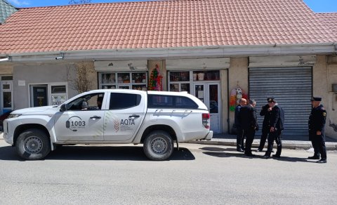 Daşkəsəndə ət satışı və küçə ticarəti ilə bağlı monitorinq keçirilib