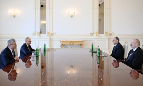 Prezident Türkiyə Ali Məhkəməsinin Baş prokurorunu qəbul etdi - FOTO