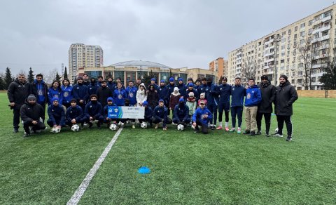 "Qarabağ" FK Akademiyasının U-19 komandası &ldquo;Bərabər imkanlar&rdquo; layihəsi çərçivəsində uşaqlarla görüş keçirib