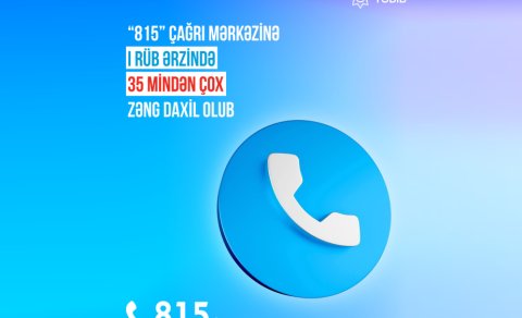 TƏBİB-in Çağrı Mərkəzinə birinci rüb ərzində 35 mindən çox zəng daxil olub