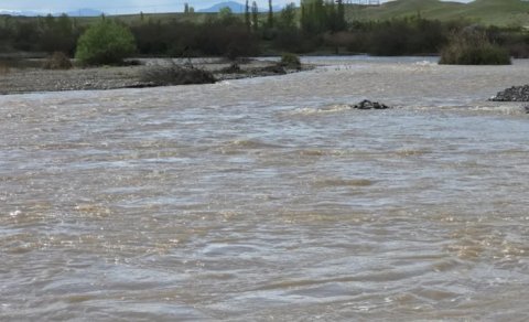 Ağstafa çayından sel keçib, rayon mərkəzi ilə əlaqə çətinləşib