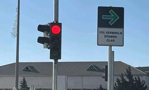 Yeni yol nişanı qoyuldu, amma sürücülər tanımır...