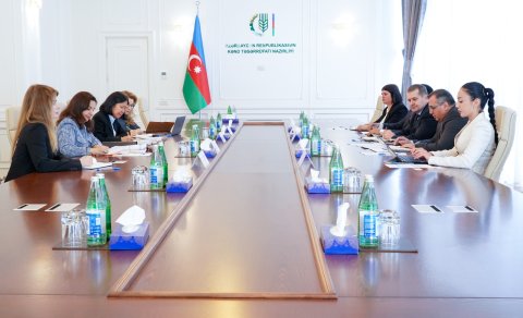 Kənd Təsərrüfatı Nazirliyində Asiya İnkişaf Bankının nümayəndə heyəti ilə görüş keçirilib