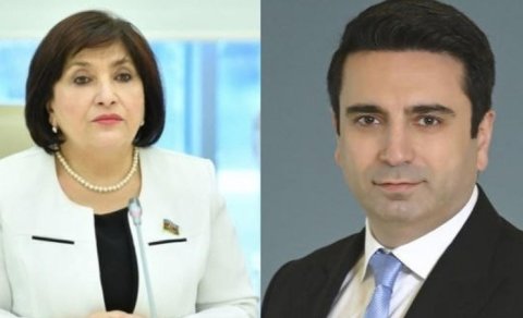 Azərbaycan və Ermənistan parlamentlərinin sədrləri görüşdü

