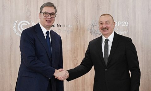 İlham Əliyevlə Aleksandar Vuçiç arasında telefon danışığı baş tutub