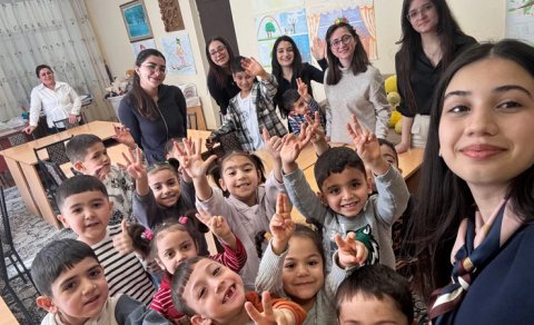 Leyla Əliyevanın təşəbbüsü ilə uşaq evlərində sosial-emosional öyrənmə proqramı icra olunur - FOTOLAR