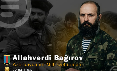 Milli Qəhrəman Allahverdi Bağırovun doğum günüdür