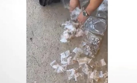 Nərimanovda mağazadan 100 min manat dəyərində qızıl oğurlandı - VİDEO