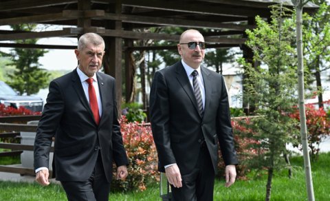 Qəbələdə Çexiyanın Baş nazirinin şərəfinə rəsmi lanç verildi - FOTO