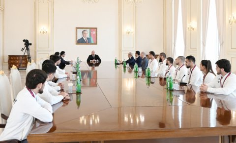 Prezident: İdmançılarımızda qələbə əzmi çox güclüdür