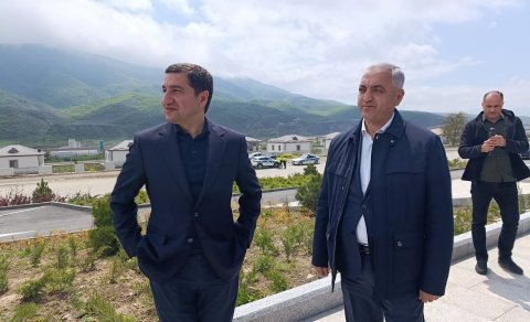 Diplomatik korpus nümayəndələri Xocalıda - FOTOLAR