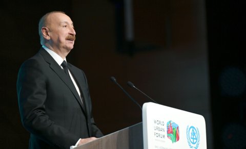 WUF13-ün açılış mərasimi keçirilir: Prezident tədbirdə çıxış etdi - YENİLƏNİB