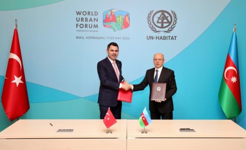 WUF13 çərçivəsində Azərbaycan və Türkiyə arasında binalarda enerji səmərəliliyi üzrə memorandum imzalanıb