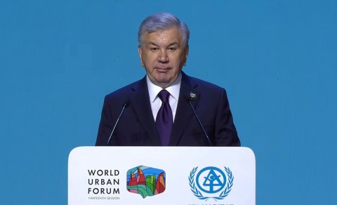 Özbəkistan lideri: "İlham Əliyevin rəhbərliyi ilə Azərbaycan sürətli inkişaf yolu keçir"