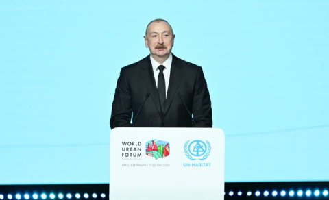 Prezidentin sosial media hesabında WUF13-lə bağlı paylaşım edildi