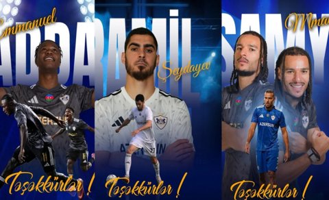 "Qarabağ" 3 futbolçusu ilə yollarını ayırdı