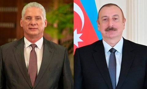Kuba Prezidenti Azərbaycan liderini təbrik edib