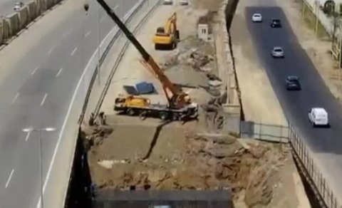 
Bakıda yeni körpü tikilir