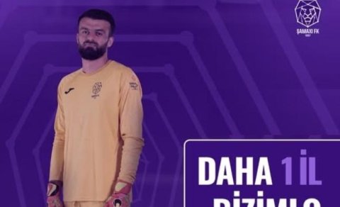 "Şamaxı" qapıçısı ilə müqaviləni uzatdı