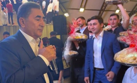 Xalq artisti oğluna gəlinsiz toy etdi - VİDEO