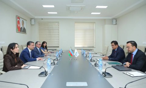 MEDİA-da İsƏT-in Xəbər Agentlikləri Birliyinin baş direktoru ilə görüş keçirilib - FOTOLAR