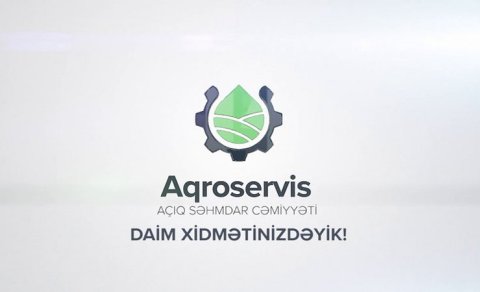 &ldquo;Aqroservis&rdquo; 34 min manatlıq dəstək xidməti alır