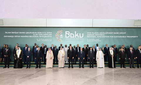 Prezident İslam İnkişaf Bankı Qrupunun İllik Toplantılarının açılış mərasimində çıxış etdi - FOTO