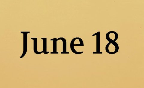 Tarixin 18 iyunu...