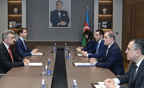 Ceyhun Bayramov Ralf Horlemannı qəbul etdi
