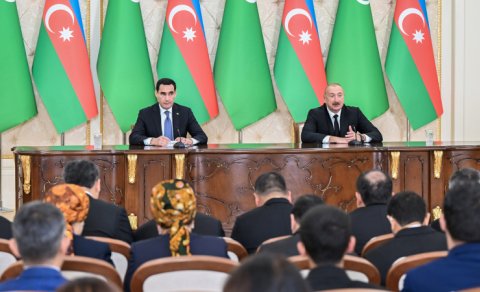 Prezidentlər mətbuata bəyanatlarla çıxış etdi- YENİLƏNİB
