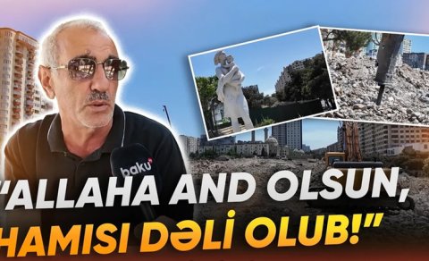 Yeni Günəşlidəki parkda nə baş verir? - VİDEO