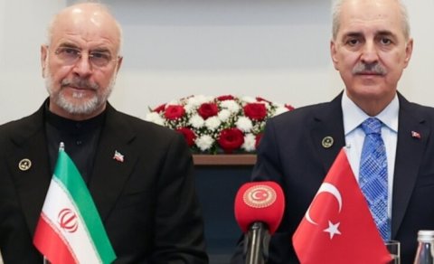 Numan Kurtulmuş Bakıda Qalibafla görüşdü