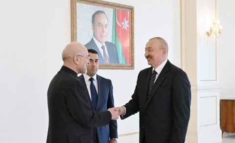 Prezident Məhəmməd Qalibafı qəbul etdi - FOTO