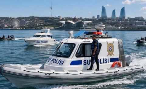 Su polisi dəniz sahilində narkotikə qarşı əməliyyat keçirdi -VİDEO