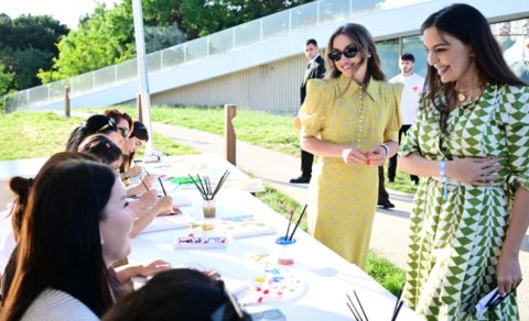 Leyla Əliyeva və Alona Əliyeva Xeyirxahlıq Festivalında iştirak etdi - FOTO