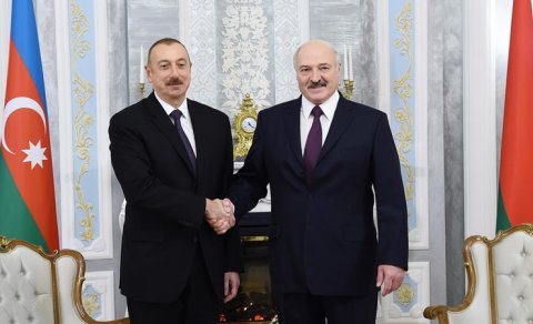 İlham Əliyev Lukaşenkonu təbrik etdi
