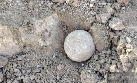 Cəlilabadda Cənubi Qafqaz üçün analoqu olmayan daş kürə aşkar edildi - FOTO