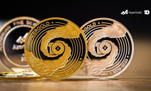 "AzerGold"un 25-ci sikkə kolleksiyası dövlət şirkətinin 10 illik fəaliyyətinə həsr edilib