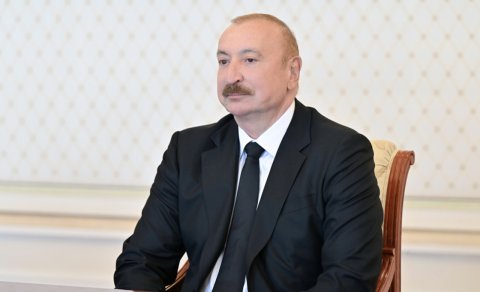 Prezident beynəlxalq qurumların rəhbər şəxslərini qəbul etdi - FOTOLAR