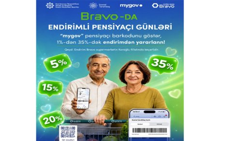 ƏƏSMN-in həyata keçirdiyi Sosial Tərəfdaş Layihəsi çərçivəsində "Endirimli Pensiyaçı Günləri" kampaniyası keçiriləcək!