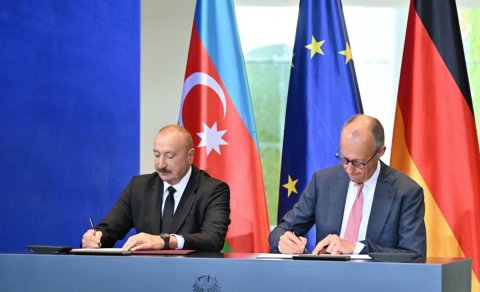 Azərbaycanla Almaniya arasında Birgə Bəyannamə imzalanıb