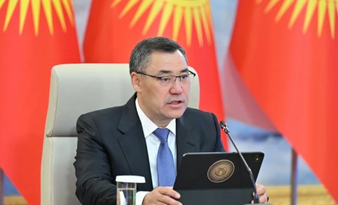 Sadır Japarov: Qırğızıstan ilə Azərbaycan arasında siyasi dialoq bu gün ən yüksək səviyyədədir